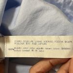 ZARA Trafaluc Sleeveless Ruffle Cotton Mini Dress Side Zip Up XS Light Blue Photo 8