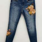 Driftwood  Women’s Jackie Floral Embroidered Jeans Size 27 Photo 0