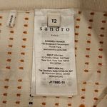 Sandro 💕 PARIS💕 Nola Fluted Textured Knit Mini Skirt ~ Ecru 12 Photo 10