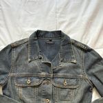 Vintage Blu Jeanious Womens Size Small Blue Denim Jean Jacket Streetwear Y2K 90s Photo 1