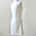 French Connection White Halter A-Line Structured Fitted Sleeveless Mini Dress 4 Photo 6