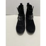 Clarks  Artisan Swansea Grove Motorcycle Biker Ankle Suede Heeled Boots Black 6.5 Photo 6