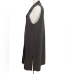 Eileen Fisher  Brown Lightweight Boiled Wool shawl collar longline vest Photo 3