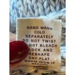 Next Era By  Sweater Women Medium Blue‎ White Cable Knit Hooded Pullover Tassel Photo 9