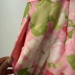 Vintage 60's 70s Handmade Hostess Style Quilted Beaded Maxi Dress Retro Pink Size XL Photo 7