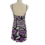 City Triangles Vintage  Bubble Dress Womens S Y2K Purple‎ Geometric Abstract Chic Photo 1