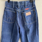 Wrangler Women’s 7/8 Vintage 90s Made in USA Blue Jeans Cowboy Cut Original Fit Photo 7
