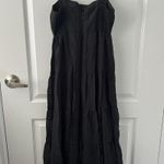 Abercrombie & Fitch Abercrombie black tiered babydoll maxi dress Photo 1