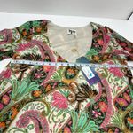 Show Me Your Mumu  Mal Top‎ Pink Green Paisley Womens Size Small Long Sleeve NEW Photo 7