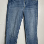 NWT AMO Denim Loverboy Jeans in Loved Wash Size 28 Blue Photo 0