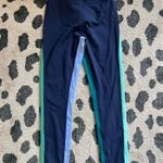 Addison Bay NWT  Luxe Sport High-Rise League Legging Multi Navy XS MSRP $108 Photo 4