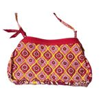 Vera Bradley Quilted "Raspberry Fizz" Crossbody Handbag Paisley Pink Photo 2