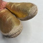 J.Crew Made-in-Spain espadrille Flats in Gold metallic canvas S-378 Sz 12 Photo 6