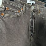 RE/DONE $265 NWT  70s ULTRA HIGH RISE STOVE PIPE WASHED CHOCO JEANS SZ 26 Photo 3