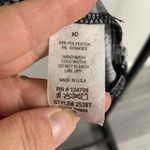 Ic by Conniek Black & White Trapeze Newspaper Blouse Size S Photo 3