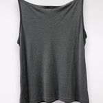 Jacqueline Ferrar  L Gray Top Stretch Marble Camisole Layer Lightweight Scoopneck Photo 1