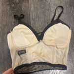 BKE Black and Nude lace Crop top Corset Photo 4