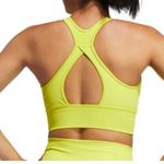 Adidas  rib mix acid yellow sports bra size XS Photo 2