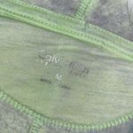 Calvin Klein Performance Front Drape Sweatshirt Cardigan in Neon Green Photo 4