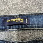 Levi's Y2K  524 Too Superlow Jeans Distressed Raw Hem Low Rise Size 7 Short‎ Photo 5