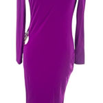 Waydamin cut out heart maxi dress bodycon purple sz L Size L Photo 0