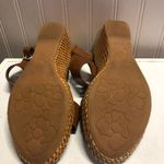 B.O.C Brown Leather Wedge Sandals Size 10 Photo 5