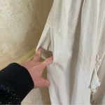 Free People  Bring The Romance Midi Maxi Cotton Dress Neutral Sz XS oversized Photo 8