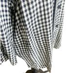 Jamie Brooke Vintage Women’s Gingham Button Down Blouse Size 18w/20w Black White Photo 5