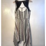 Maurice's  Dress Womens Large Hankerchief Striped SleevelessY2K Open Back … Photo 1