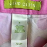 Sigrid Olsen mod pastel floral ankle pants - Size: 6 Photo 10
