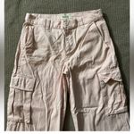 Madewell Garment Dyed Low Slung Straight Leg Cargo Pants Pink Size 26 Photo 1