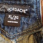 Jordache  Distressed Denim Overalls SIZE XL Photo 1