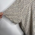 American Eagle , Beige Short Sleeve Button Up Crop Shirt. Size Extra Large Photo 7