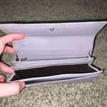 Gucci Rare Guccisima lavender leather heart charm long wallet Photo 6