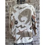 VTG Jennifer Reed Sweater Medium Elephant Boar African Safari Primitive… Tan Size undefined Photo 7
