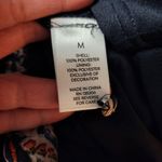 Westport  Navy Paisley Cold Shoulder Blouse Size Medium Photo 9