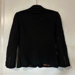 Dolce & Gabbana  Button Notch Collar Wool Blazer Womens 38 Black Italy Career Photo 7