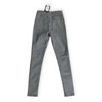 ASOS NaaNaa Womens high waisted skinny jeans in grey Photo 3