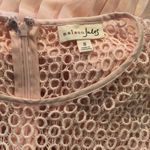 Maison Jules Crochet-Yoke Pink Shimmer Dress NWT SMALL Photo 5