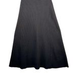 Whyte Valentyne Black Ribbed Knit Low Scoop Back Dress Women’s Size 10 Emo Goth Photo 3