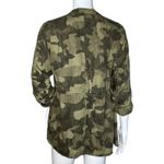 Knox Rose  Jacket Women Small Open Front Waterfall‎ Hem Camouflage Camo Utility Photo 3