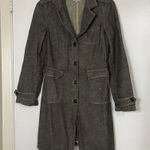 See By Chloe  vintage denim button down trench coat jacket Y2K style size US 8 Photo 0