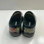 Sloggers  Womens Garden Clogs Size 6 Waterproof Shoes Blue Flowers‎ Made in USA Photo 4