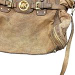 Michael Kors  Satchel Crossbody Bag Ostrich‎ Leather Designer Purse Handbag Photo 2