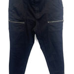 Joie  Black Park Cargo Pant Women's Size 16/33 High Rise Stretch Denim Limited Photo 0