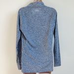 Under Armour š UA Heat Gear pullover 1/2 zip long sleeve blue top medium Photo 2