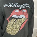 The Rolling Stones  Leopard Print Sweatshirt Size Medium Photo 9