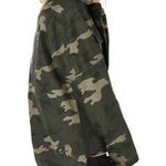 Levi's Levi’s Cotton Camo Printed Military Utility Trucker Jacket: Army Green/Tan Photo 2