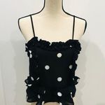 Romeo + Juliet Couture Romeo + Juliet Polka Dot Ruffle Cami  Photo 1