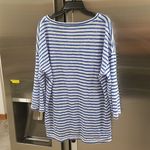 Michael Stars 💕💕 Long Sleeve Striped T-Shirt ~ Blue & White Stripes Photo 1